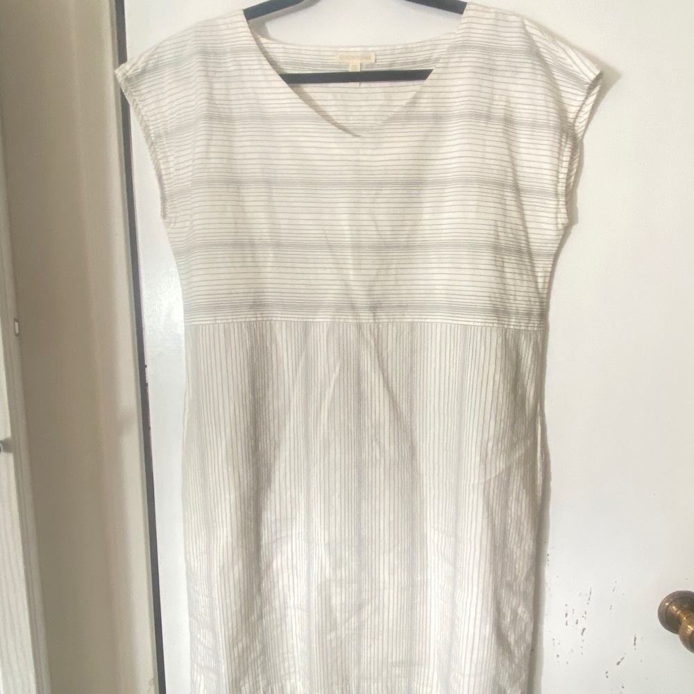 Eileen Fisher linen cotton sun dress